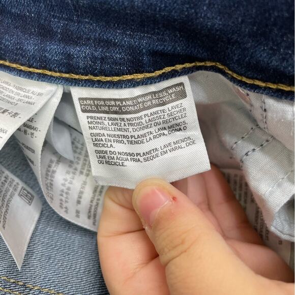 Levi's Women's Skinny Jeans - Dark Blue - Picture 9 of 16